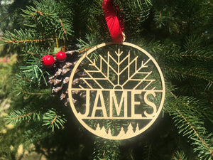Personalized Christmas/Holiday Tree Ornament