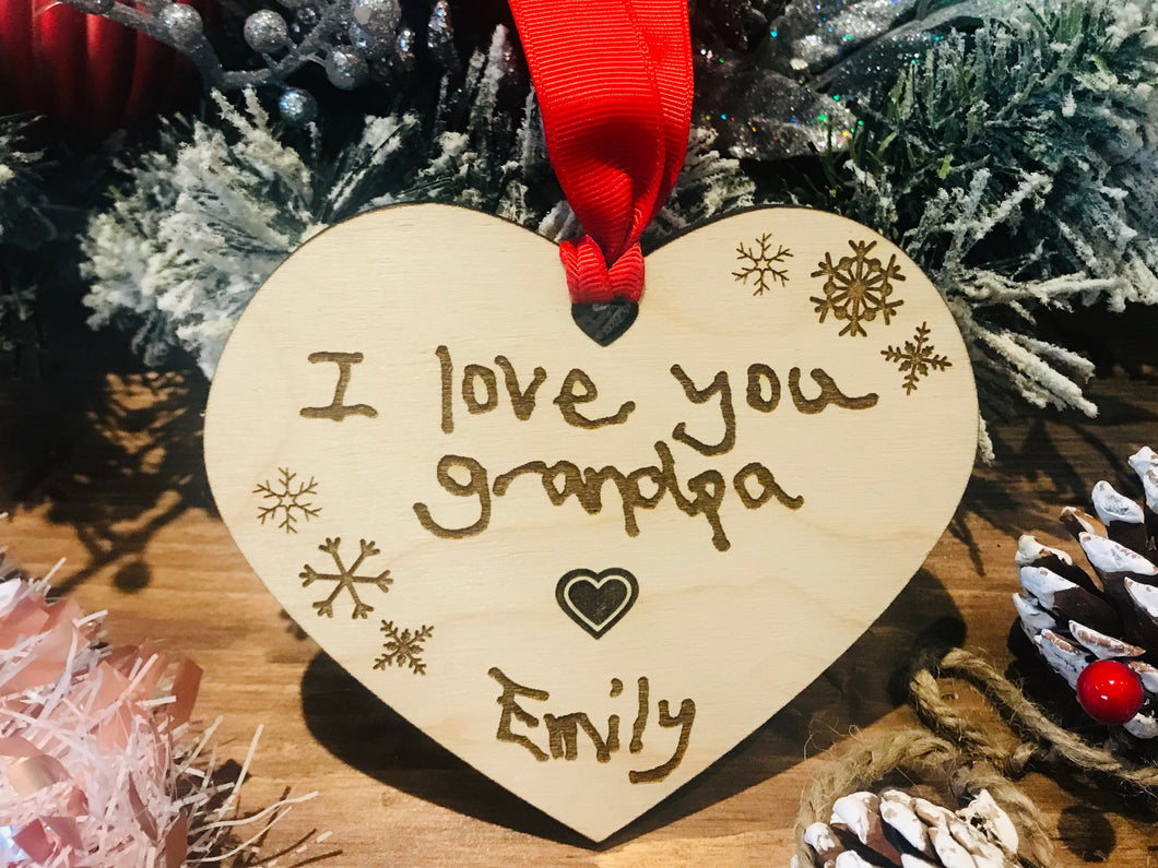 Kids Personalized Christmas/Holiday Tree Ornament