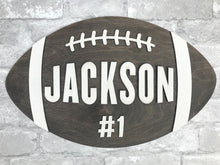Load image into Gallery viewer, &#39;Touch Down&#39; Football Name Sign
