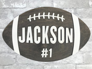 'Touch Down' Football Name Sign