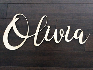 Personalised 3D Name Cut Out